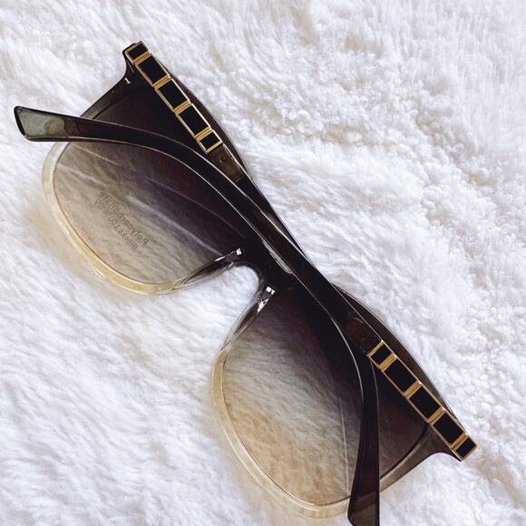 Joanne Clear Gray Square Sunglasses - Picture 11 of 12